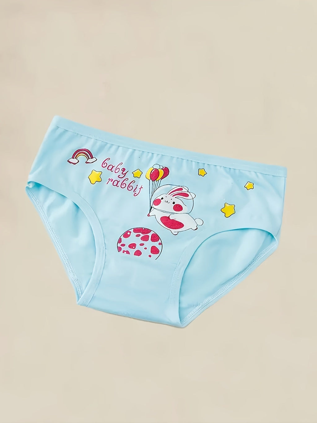 Girls' Cotton Briefs Eight-Pack with Assorted Cartoon Prints and Elastic Waists for Everyday Underwear Changes