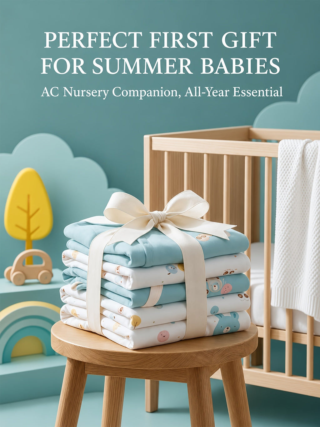 Newborn Clothing Set of 21 Pieces with Animal Print Garments and Coordinating Baby Essentials