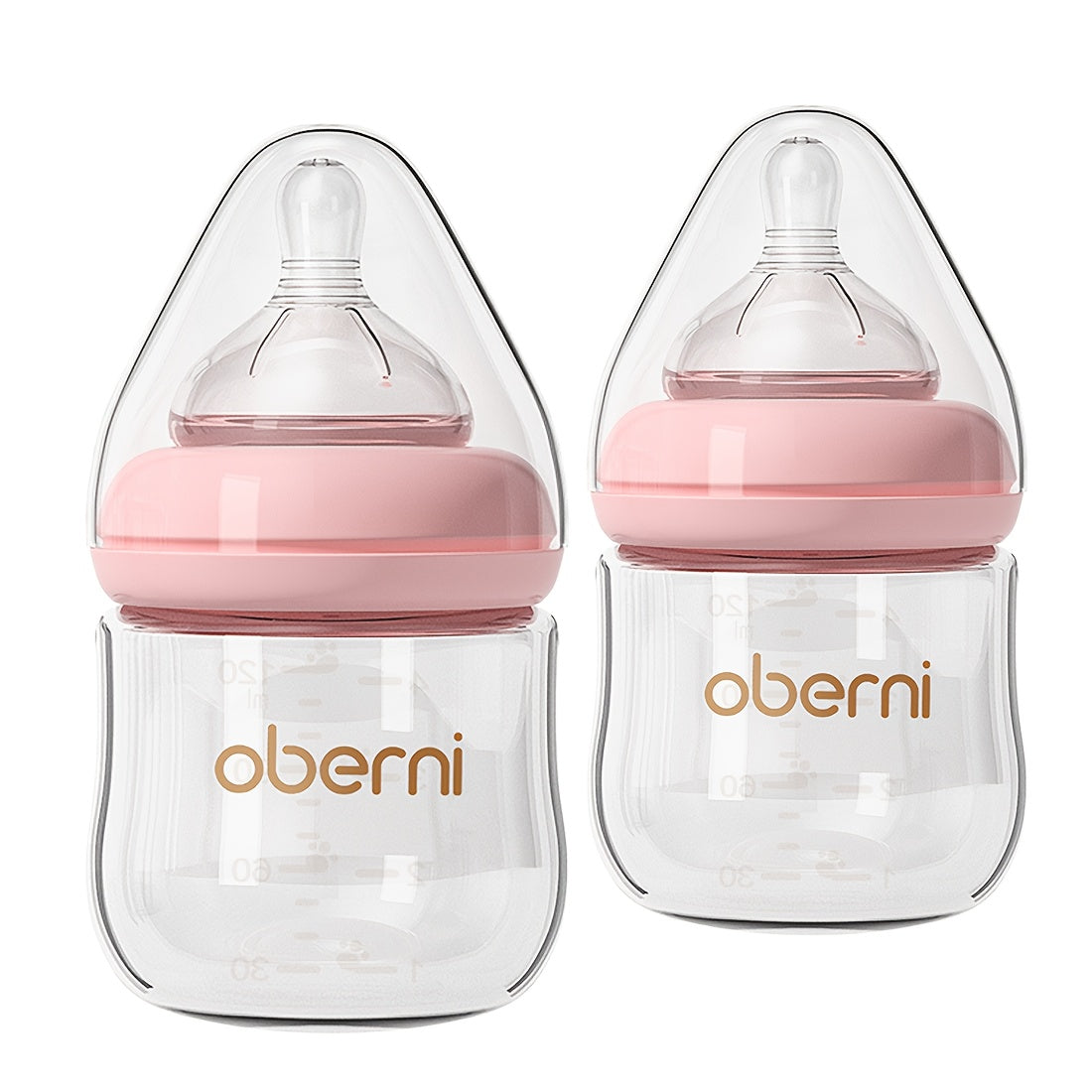 Baby Bottle - Anti-Colic Glass Oberni 4Oz