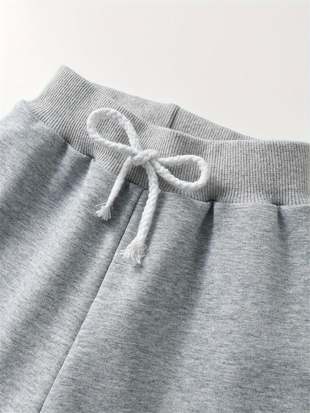 Baby Boys' Solid Color Jogger Pants with Ribbed Cuffs and an Elastic Waist for Everyday Casual Outfits