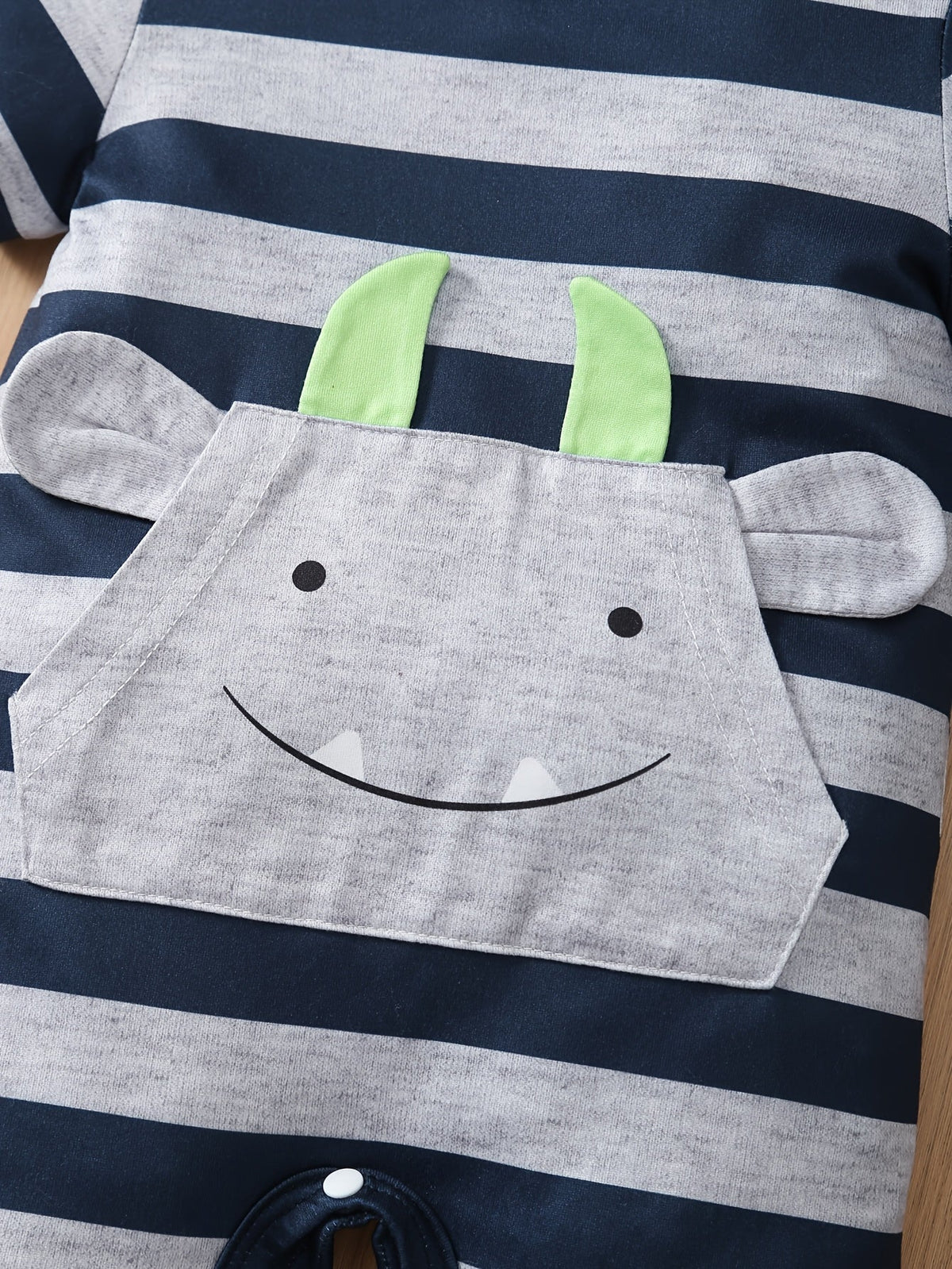 Baby Boys' Short Sleeve Rompers 3-Pack with Stripes and Dinosaur Prints in a Coordinated Summer Mix