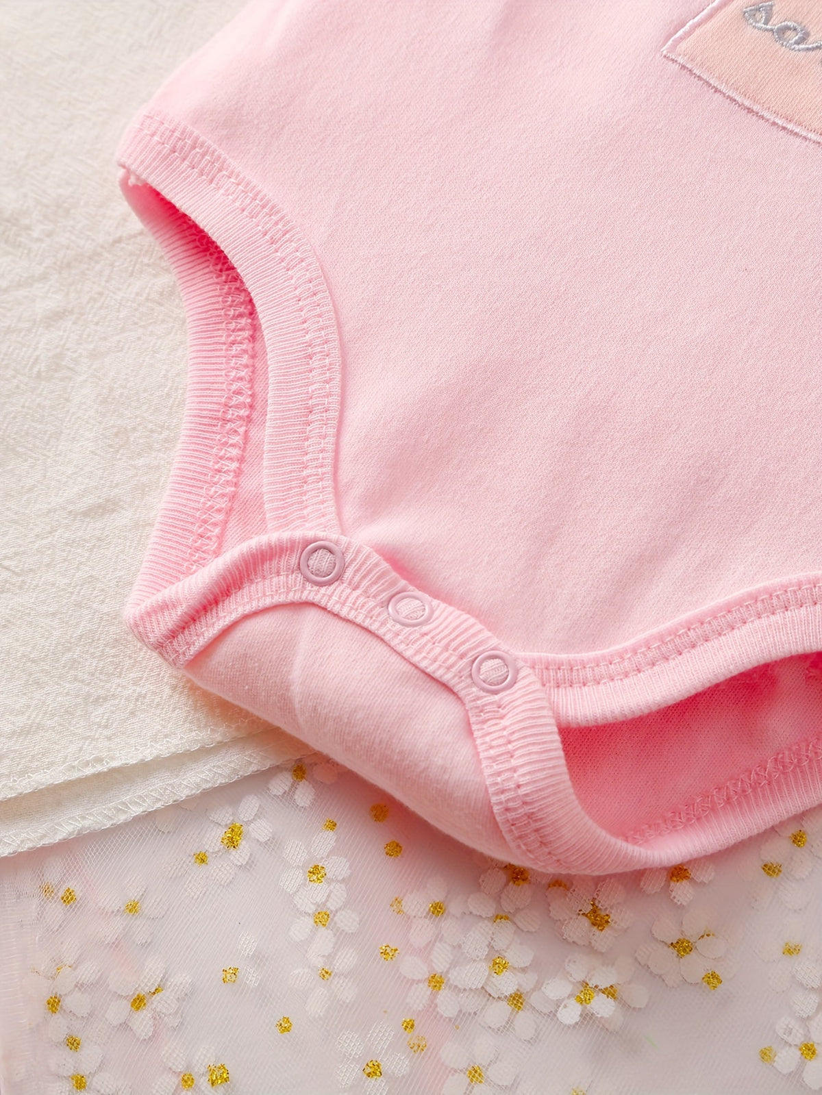 Baby Unicorn Bodysuits 5-Pack with Short Sleeves and Crotch Snaps in Pastel Prints for Everyday Outfits