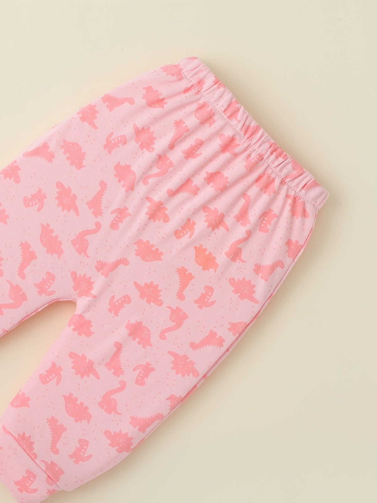 Baby Girl Pants Ten Pack in Pastel Colors with Animal Prints and Cuffed Ankles for Everyday Outfit Changes