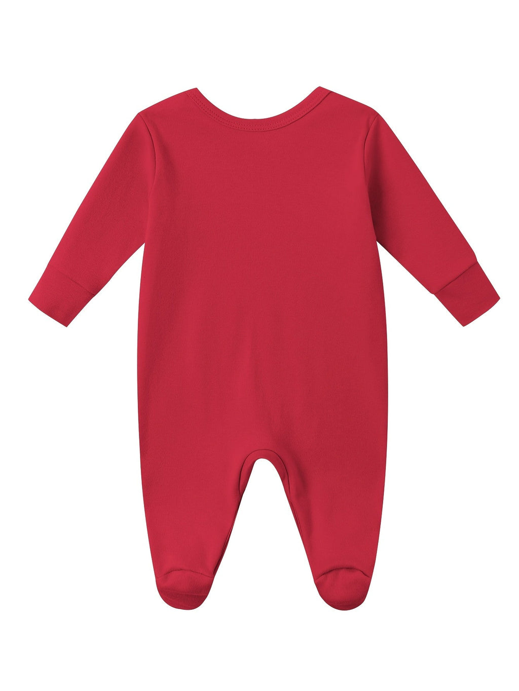 Baby Great Grandma Loves Me Cotton Romper with Covered Feet and Long Sleeves for Family Visit Outfits
