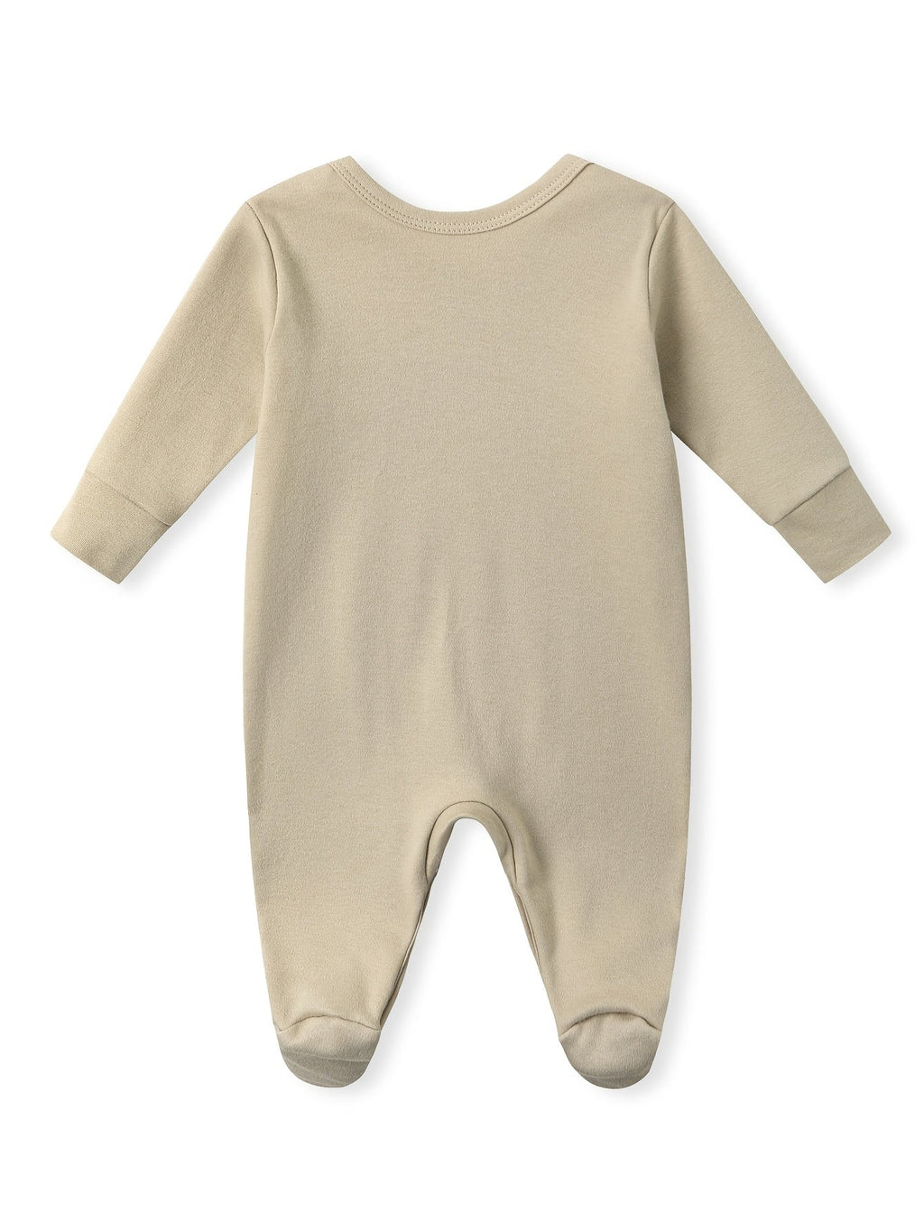 Baby Great Grandma Loves Me Cotton Romper with Covered Feet and Long Sleeves for Family Visit Outfits