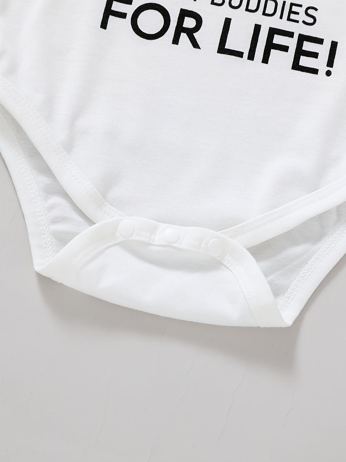 Baby Boys' Daddy and Me Pants Set with a Fist-Bump Bodysuit and Gray Knotted Hat for Everyday Outfits