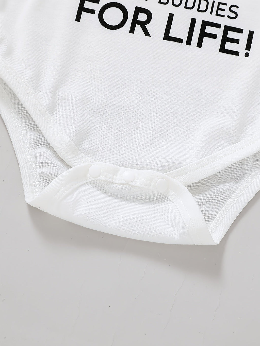 Baby Boys' Daddy and Me Pants Set with a Fist-Bump Bodysuit and Gray Knotted Hat for Everyday Outfits