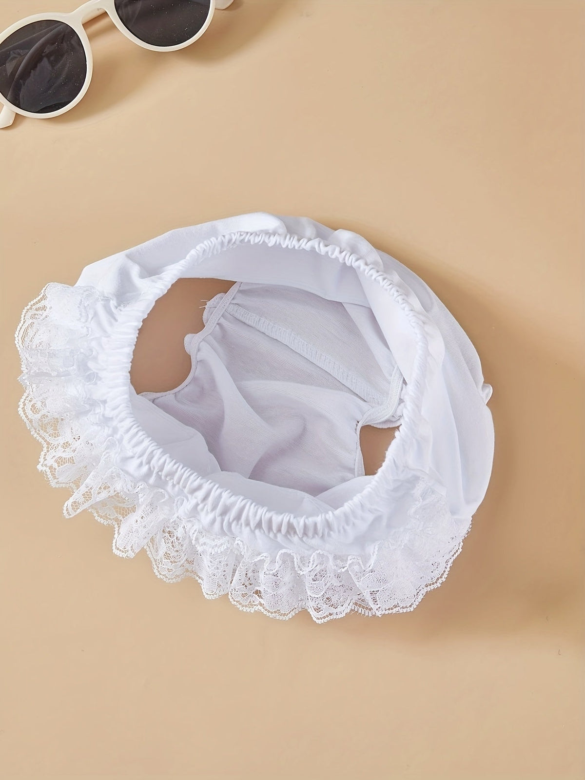 Baby Girl Lace Ruffle Bloomers Five Pack in Mixed Colors with Elastic Openings for Photo Outfits and Layering