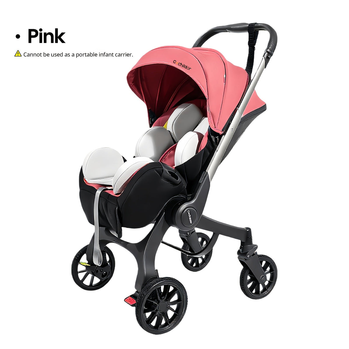 Reversible Baby Stroller with a Folding Metal Frame and Under-Seat Basket for Everyday Outings
