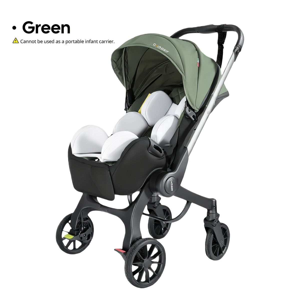 Reversible Baby Stroller with a Folding Metal Frame and Under-Seat Basket for Everyday Outings