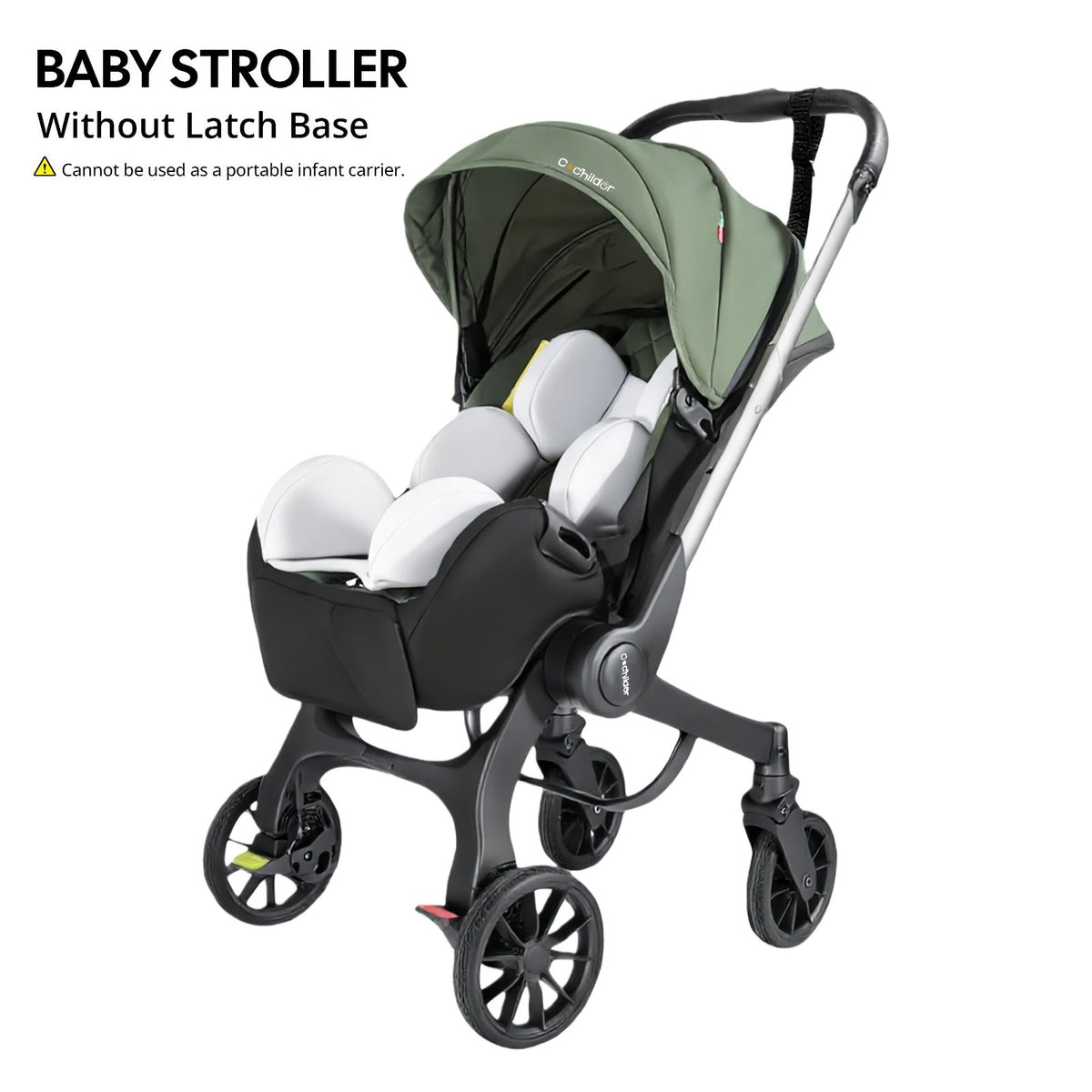 Foldable Baby Stroller with Reversible Seating and an Adjustable Canopy for Walks and Everyday Outings