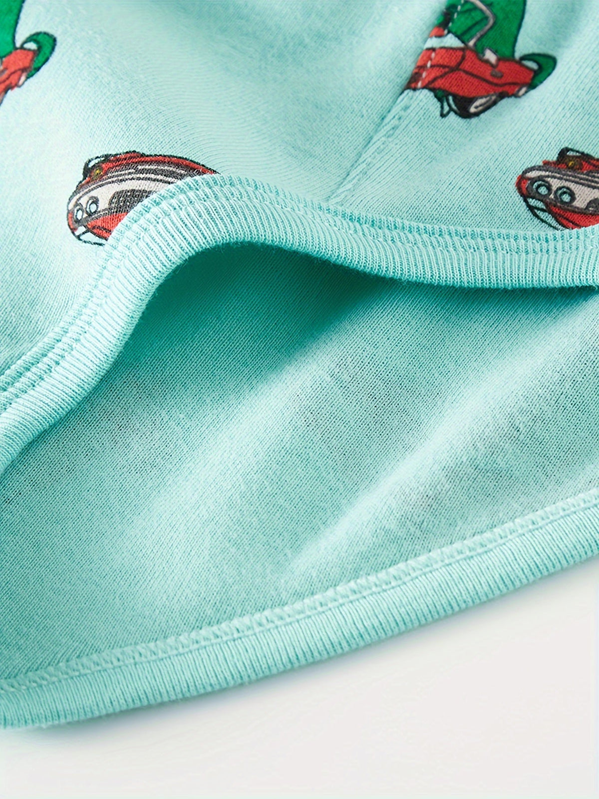 Boys' Dinosaur Briefs 6-Pack with a Front Opening and Colorful Cartoon Prints for Everyday Underwear