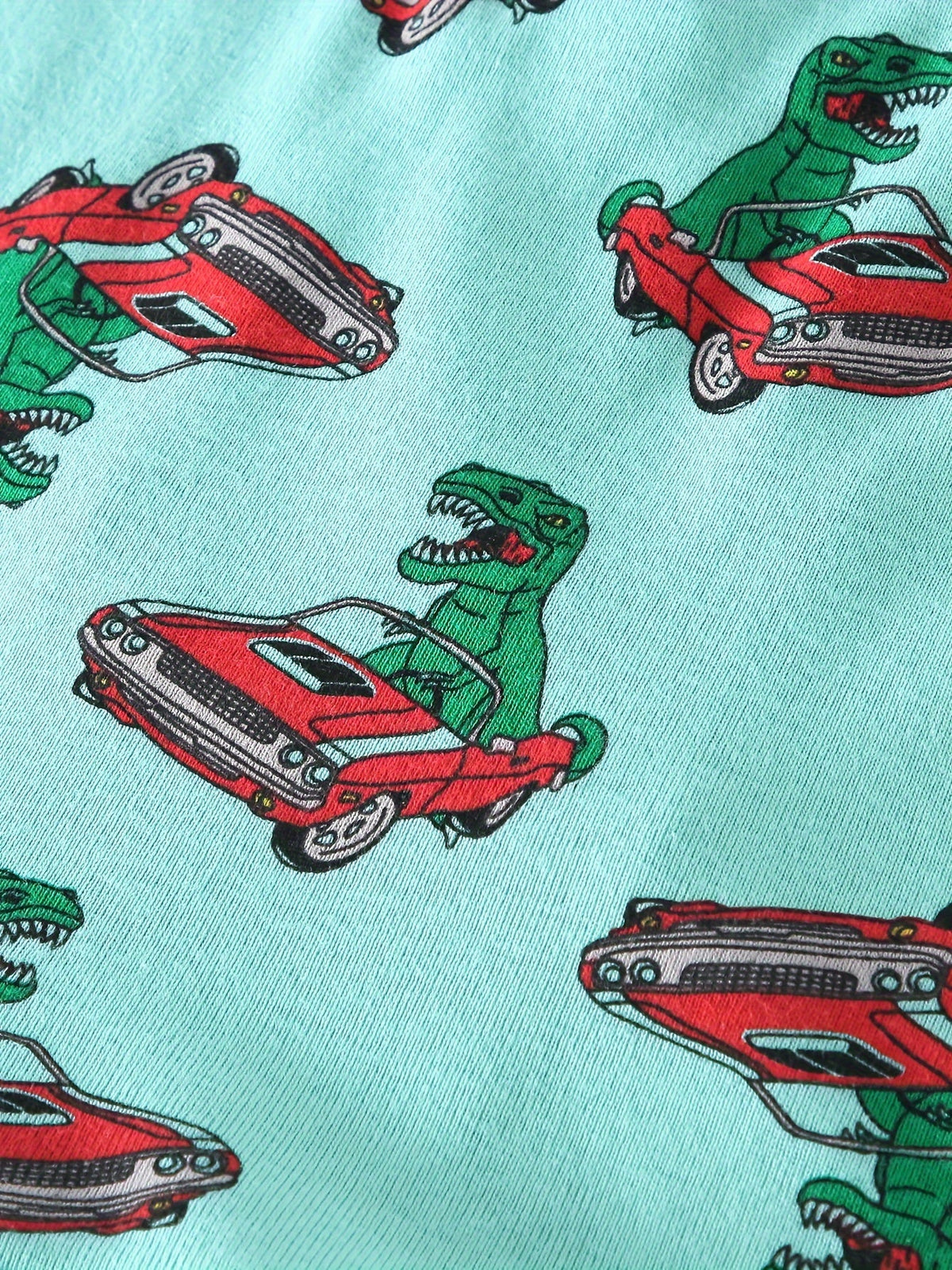 Boys' Dinosaur Boxer Briefs in a Six Pack with Colorful Sports and Car Prints for Everyday Underwear