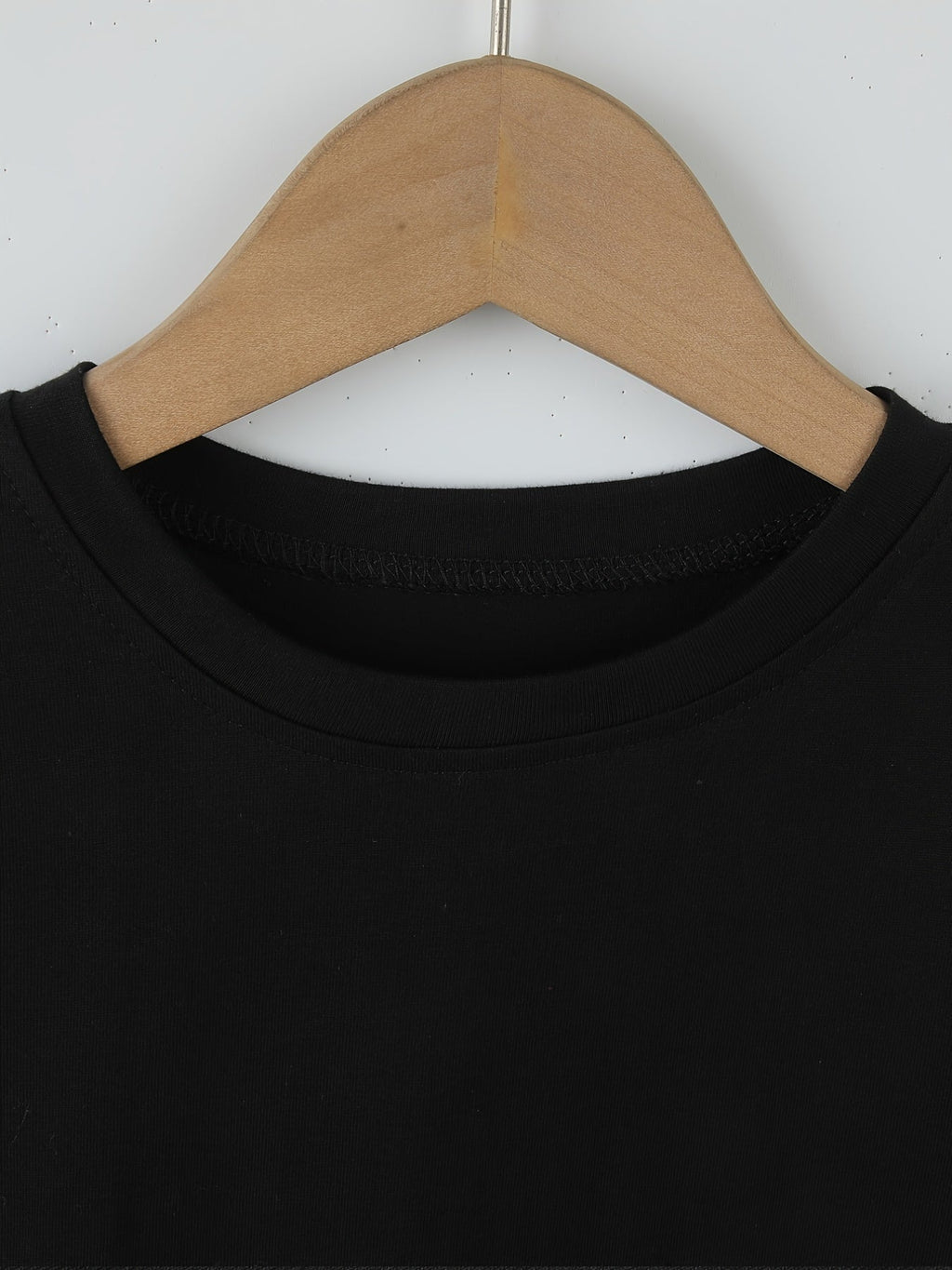Boys' Don't Make Me Call My Pop Pop Cotton T-Shirt in Black with White Lettering for Everyday Outfits