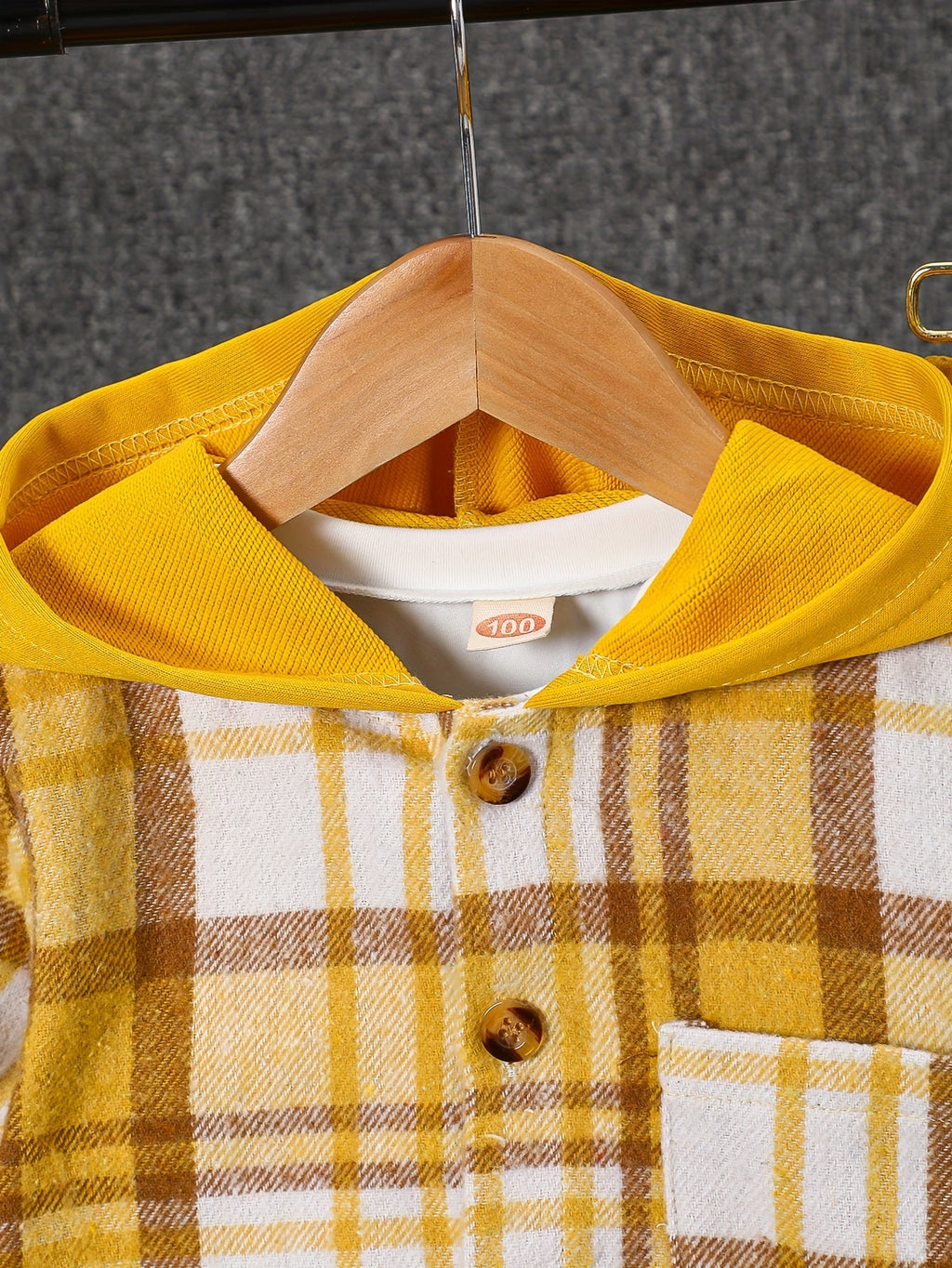 Boys' Plaid Outfit Set - Long Sleeve Winter