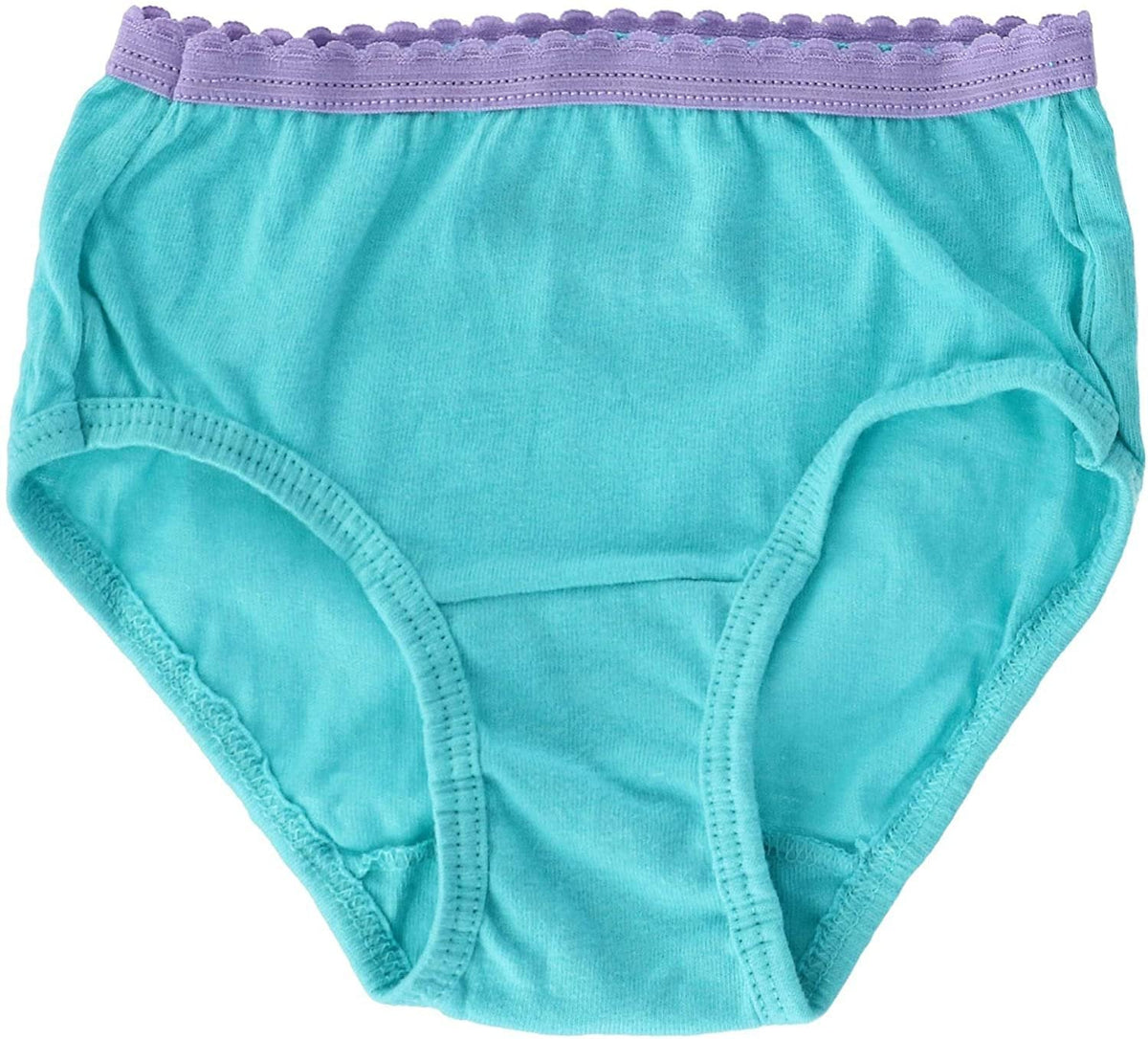 Toddler Girls' Cotton Briefs 10-Pack in Assorted Prints and Colors with Soft Waistbands for Daily Changes