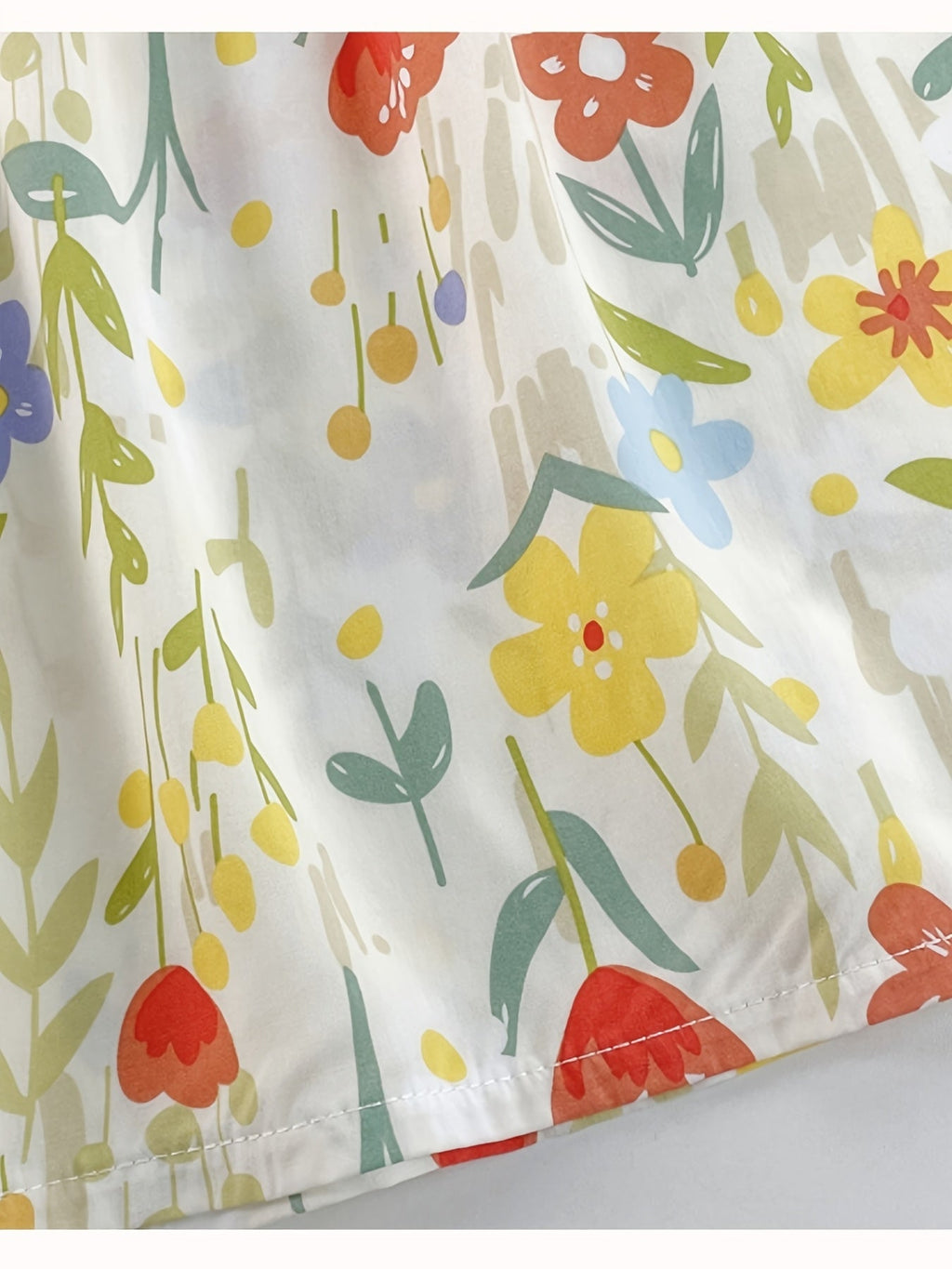 Girls' Sleeveless Summer Dresses 10-Pack in Random Prints with Gathered Skirts for Everyday Outfits