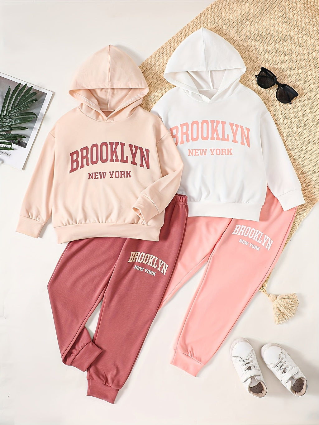 Girls Clothing Bundle of Four Random Pieces for Fall and Winter, Mixed Colors and Designs for Casual Wear