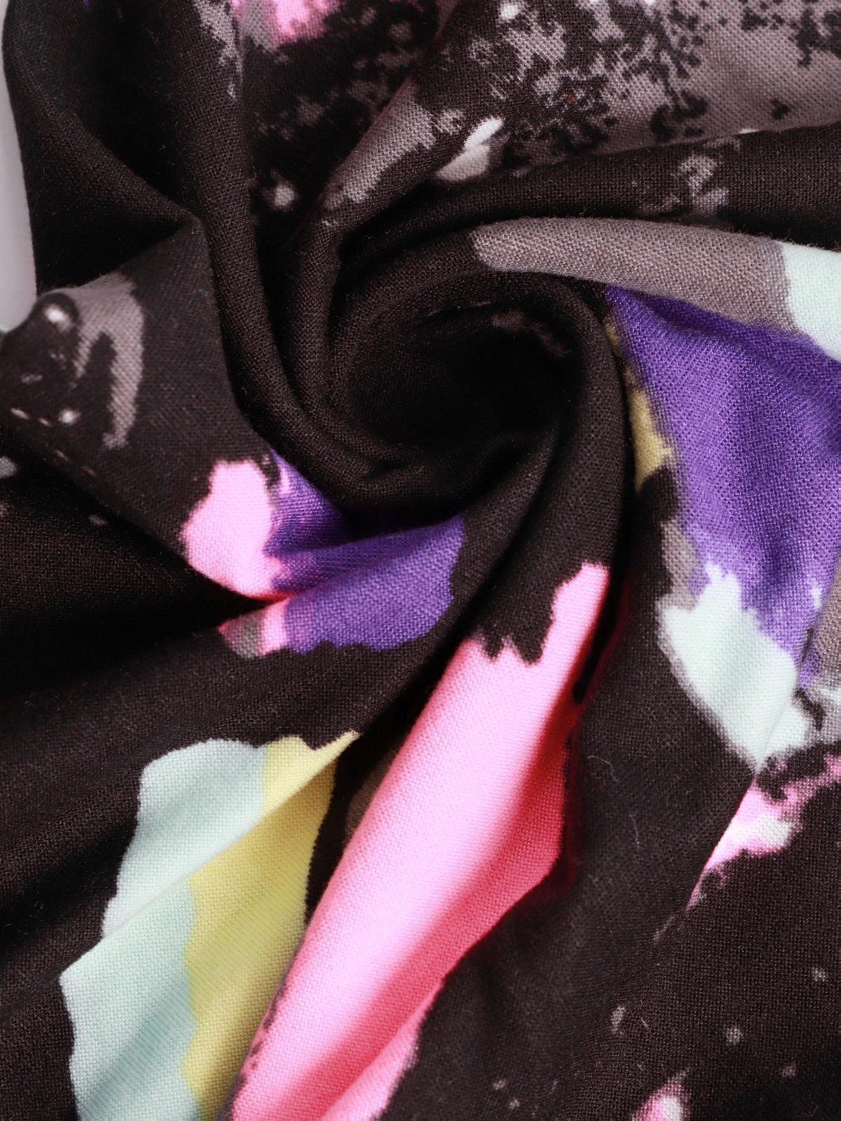 Girls' Printed Biker Shorts Five Pack in Random Patterns with Wide Waistbands for Everyday Layering
