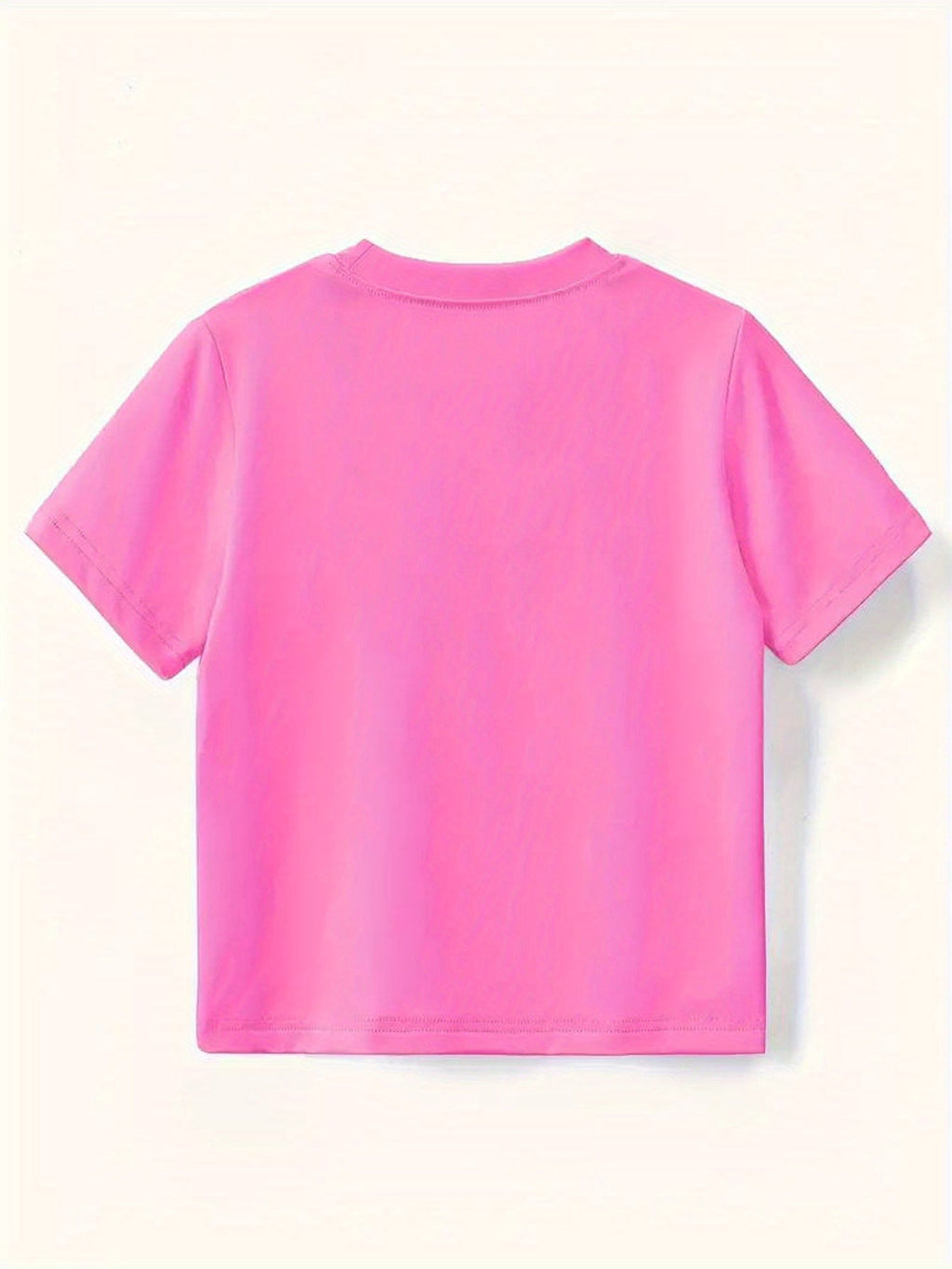 Girls' Mimi's Girl Cotton T-Shirt in Rose Red with Heart Graphics for Everyday Family-Themed Outfits