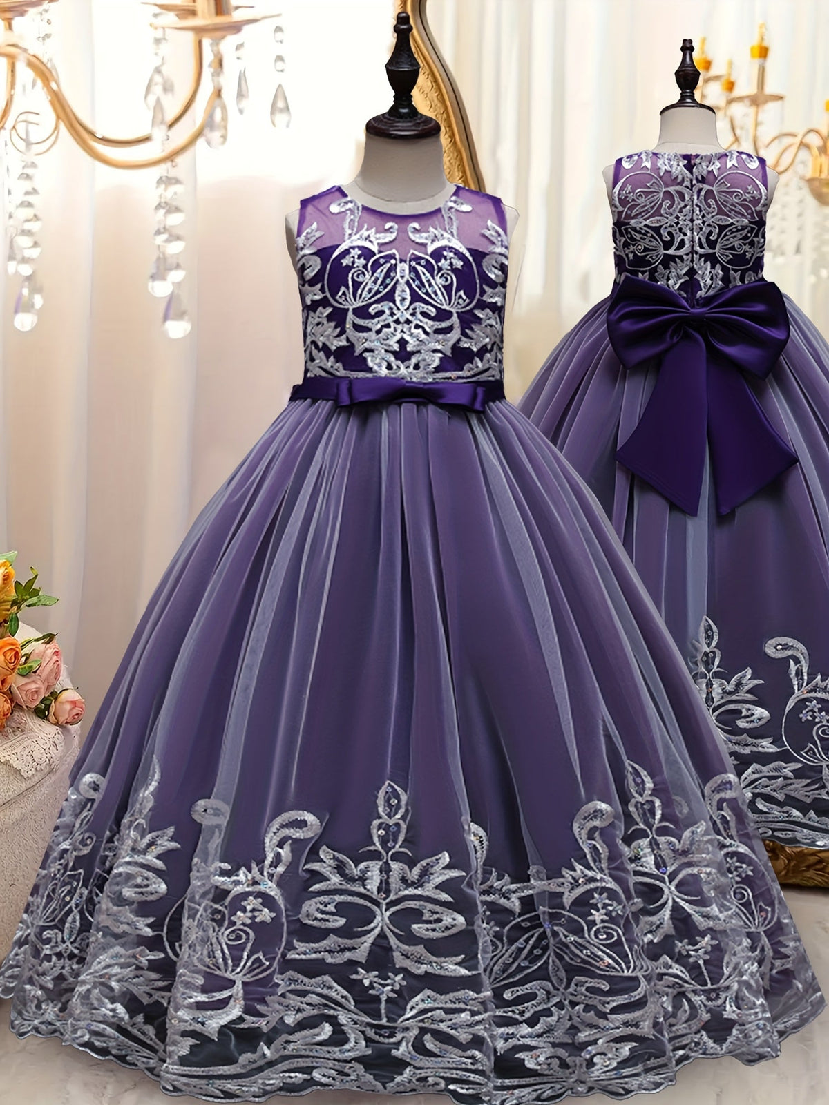 Girls' Floral Dress