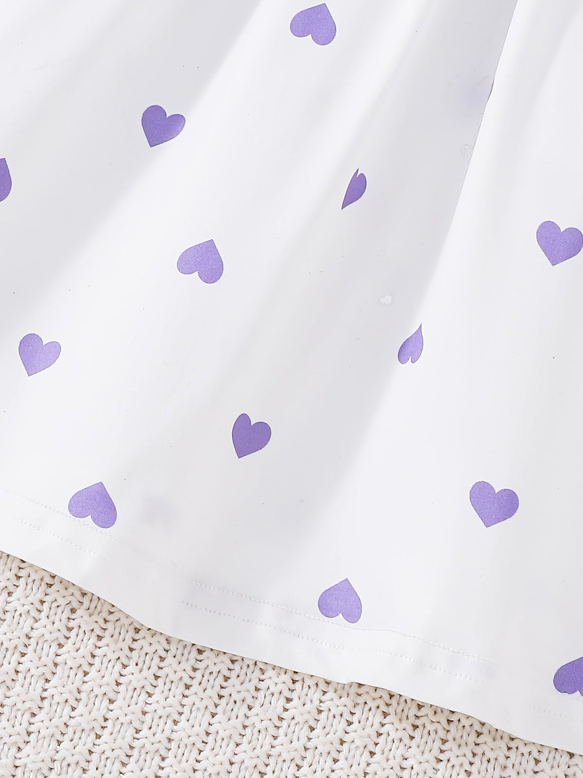 Girls' Printed Sundresses in a Purple Three-Pack Pairing Floral and Heart Designs with a Solid Dress