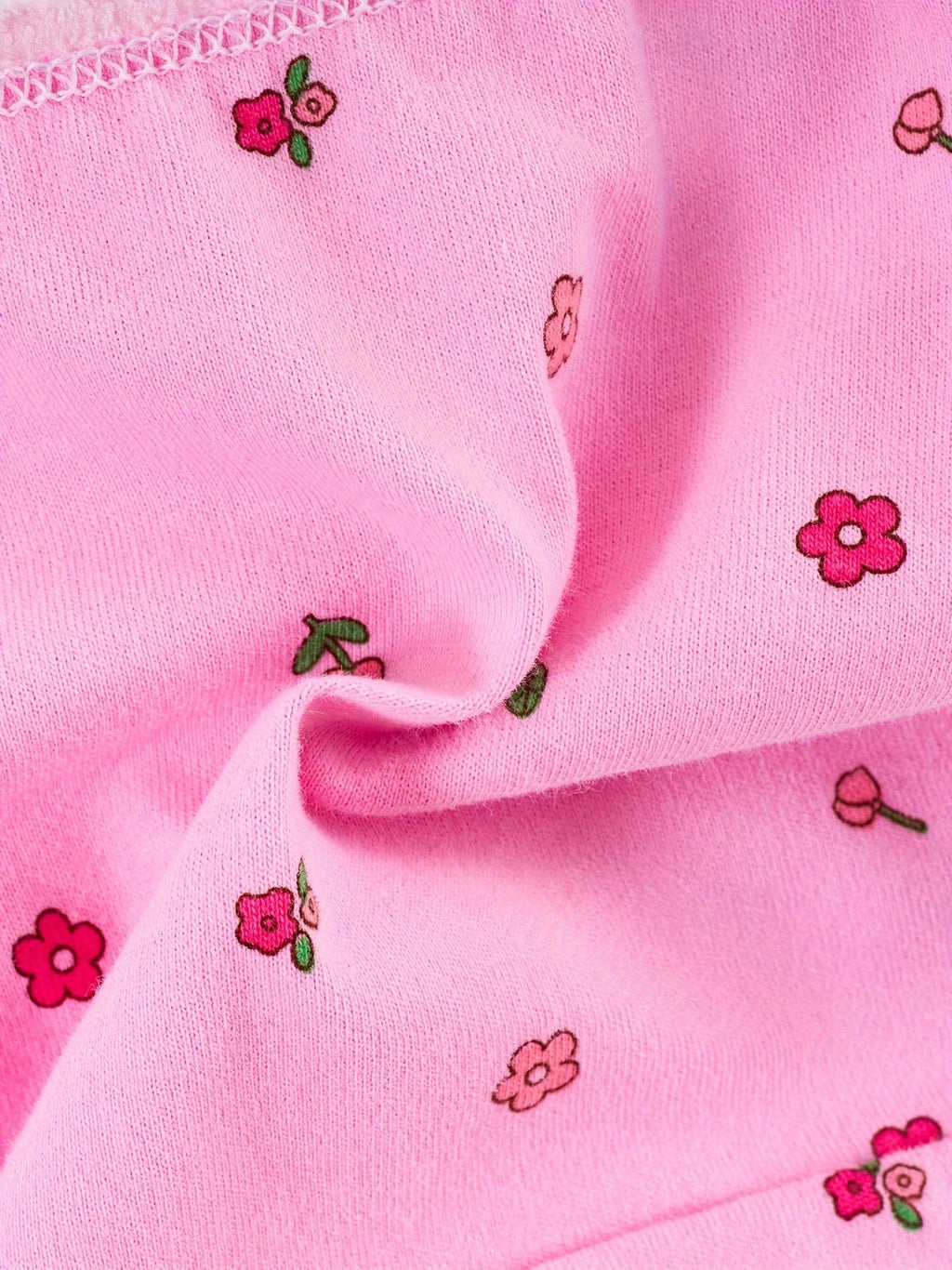 Girls' Eight-Pack Briefs in Solid Colors and Floral Prints with Decorative Elastic Trim for Daily Changes