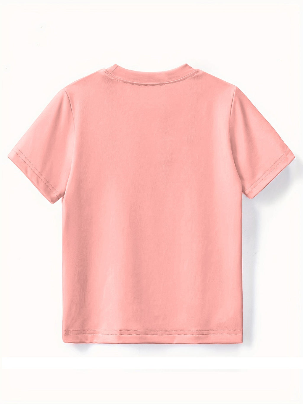 Girls' God Says I Am Cotton T-Shirt in Pink with Butterfly and Scripture Inspired Graphics for Casual Wear