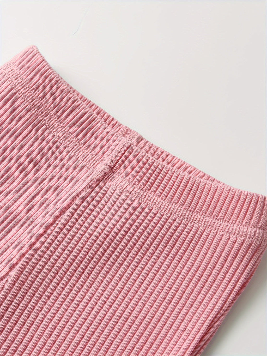 Baby Girls' Ribbed Flare Leggings 3-Pack with Ruffled Hems and Pull-On Waists for Everyday Outfit Pairing