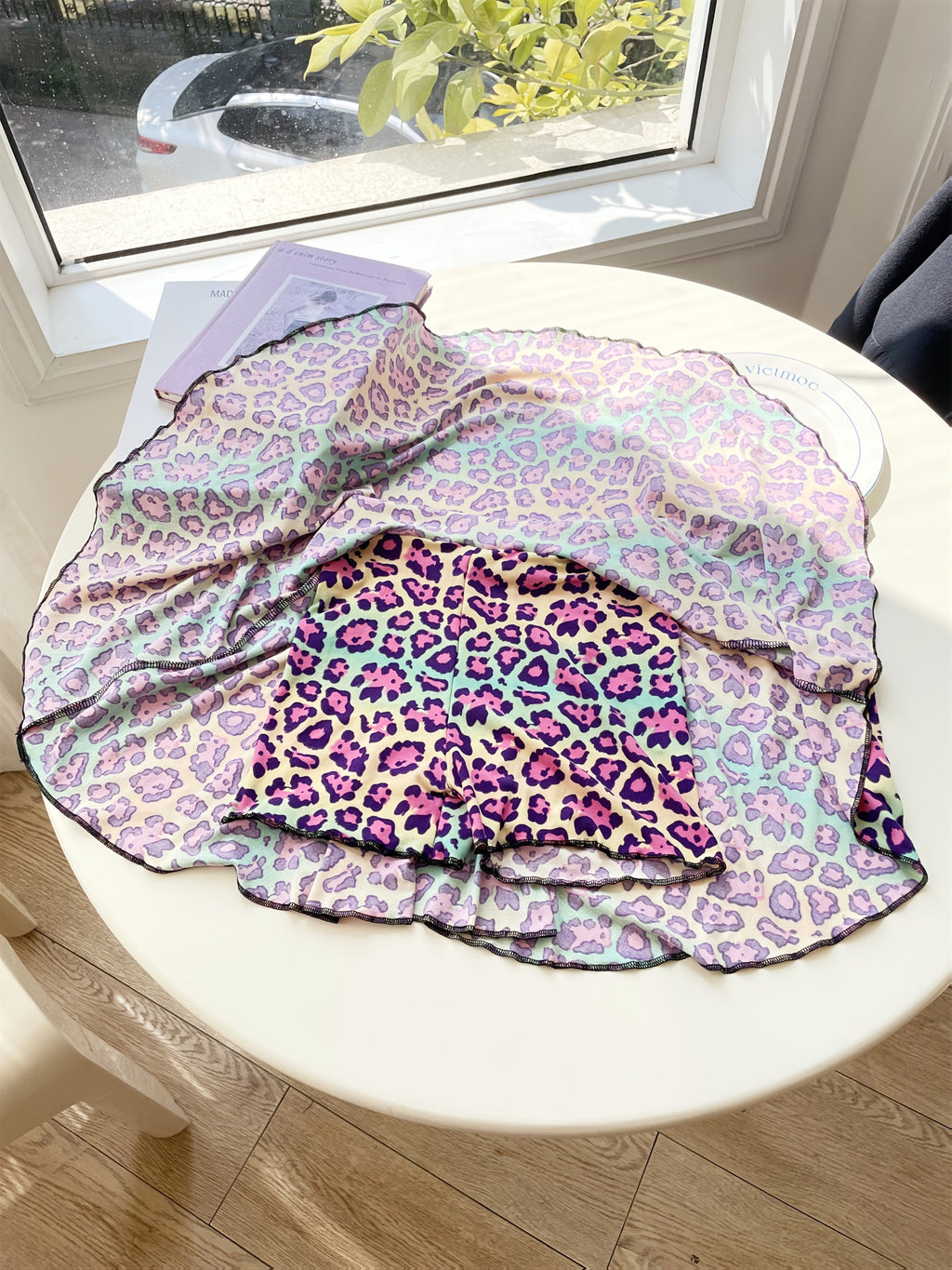 Girls' Stretch Skorts 5-Pack in Random Colors and Prints with Built-In Shorts for School and Casual Wear