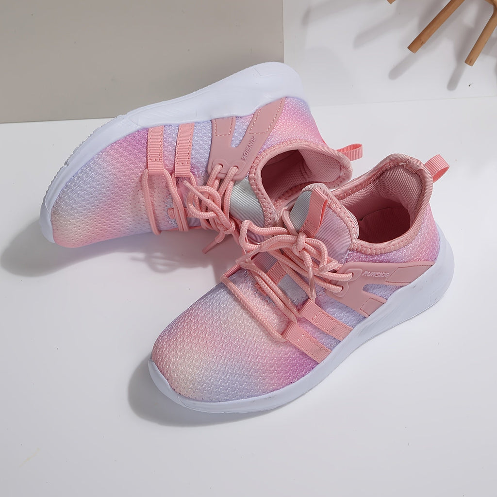 Kids' Athletic Shoes - Breathable Mesh & Cushioned Comfort