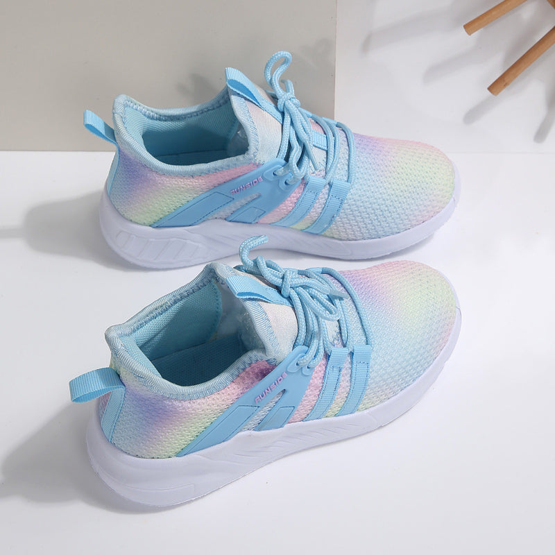 Kids' Athletic Shoes - Breathable Mesh & Cushioned Comfort