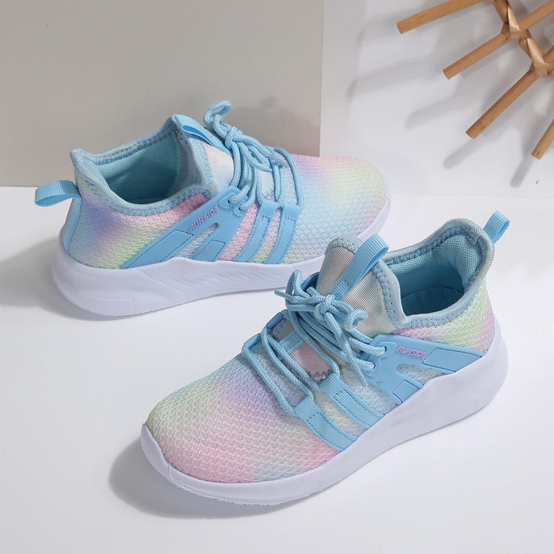 Kids' Athletic Shoes - Breathable Mesh & Cushioned Comfort