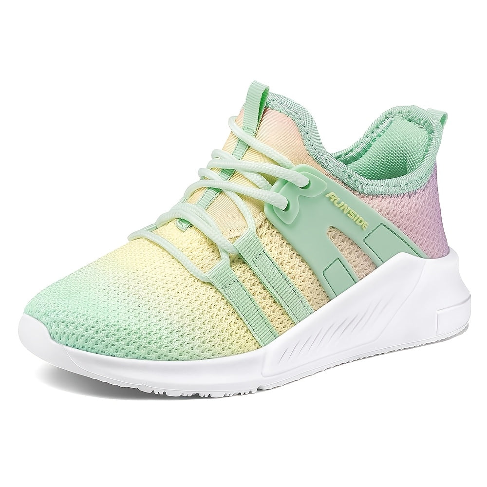 Kids' Athletic Shoes - Breathable Mesh & Cushioned Comfort