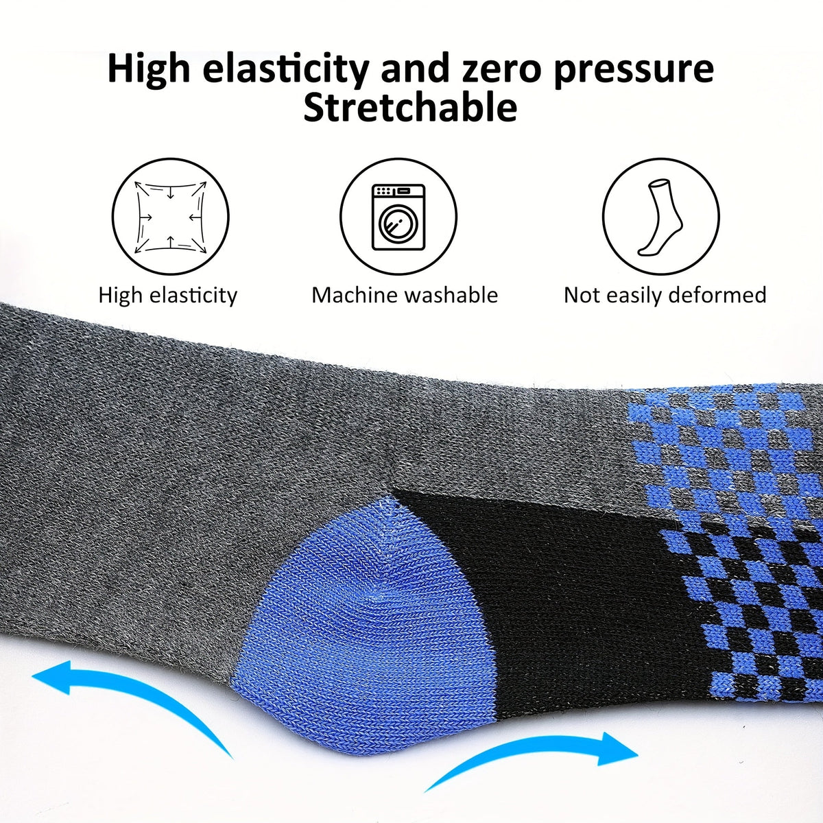 Boys' Crew Socks 20-Pair Pack in Assorted Colors and Patterns with Ribbed Cuffs for Everyday Casual Wear
