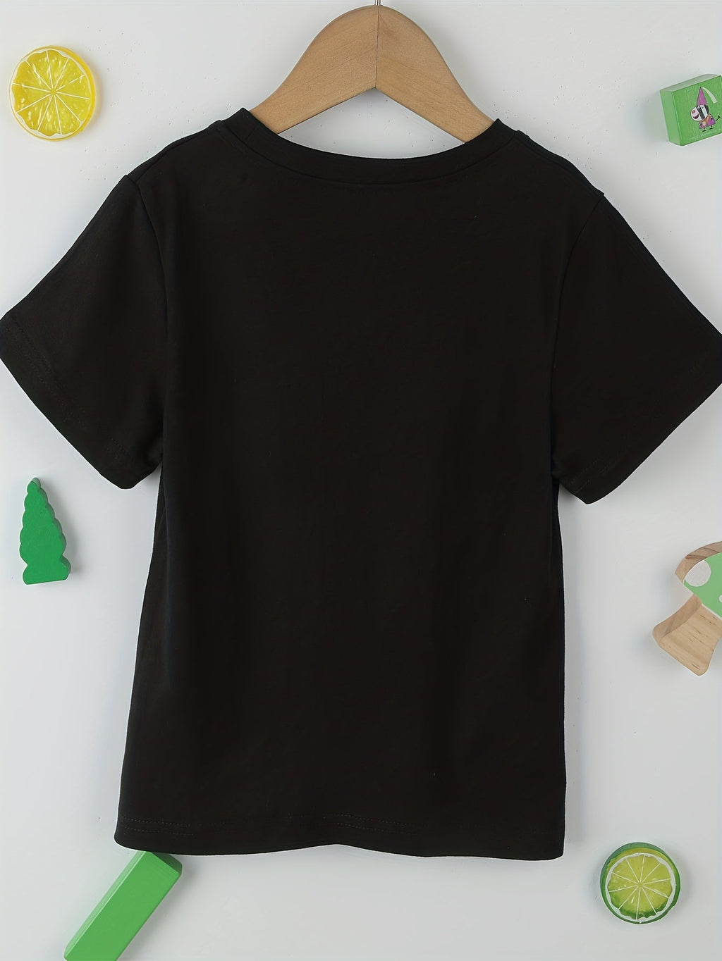 Kids' God Says You Are Floral T-Shirt with Colorful Flower Illustrations and Short Sleeves for Daily Wear