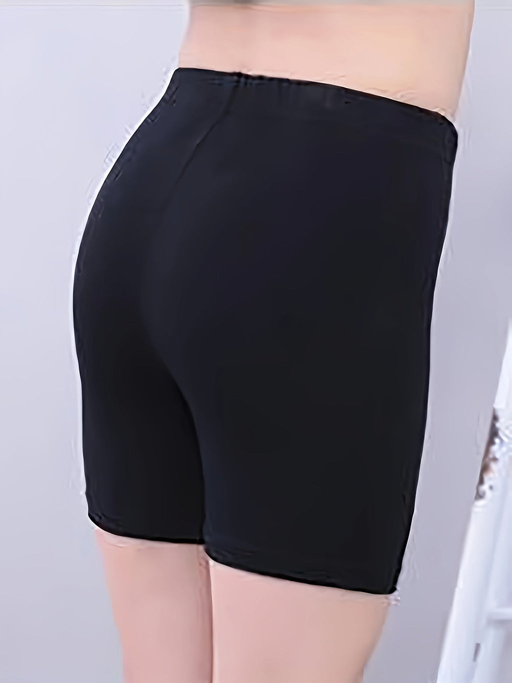 Girls' Six-Pack Modal Bike Shorts in Black or Mixed Colors with Elastic Waists for Dance and Layering