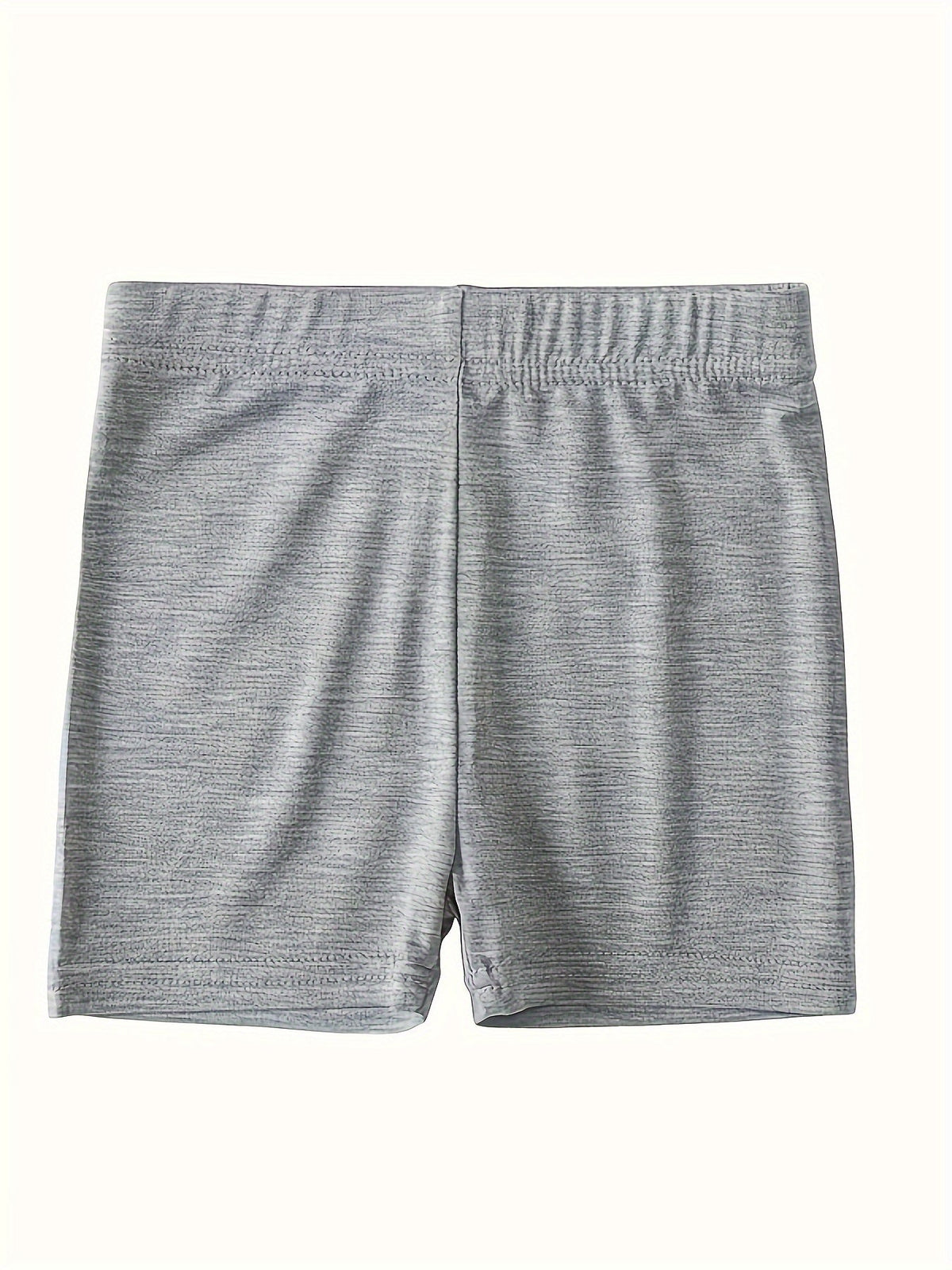 Girls' Bike Shorts 6-Pack with an Elastic Waist in Black or Mixed Colors for Everyday Under-Dress Layering