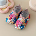 Toddler Sock Shoes in a Two Pair Pack with Animal Prints and Soft Soles for Everyday Indoor Wear