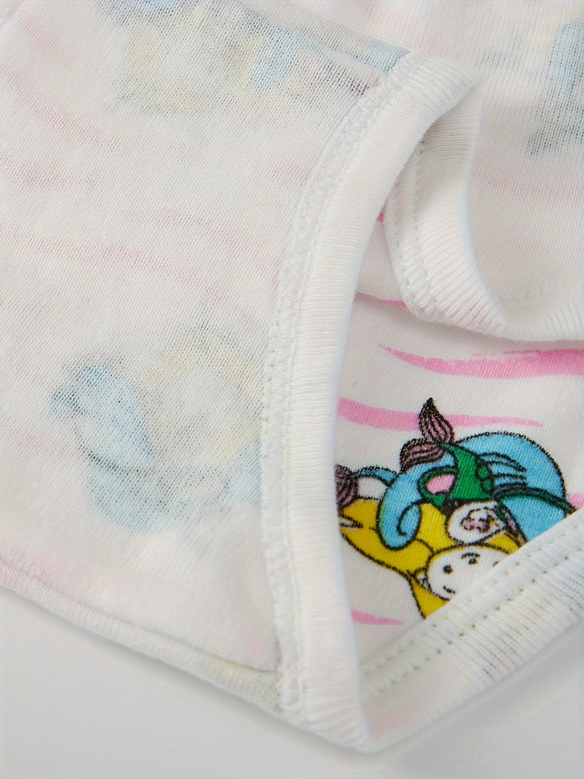 Girls' Random Printed Briefs in a Six Pack with Flower and Animal Designs for Everyday Underwear Changes